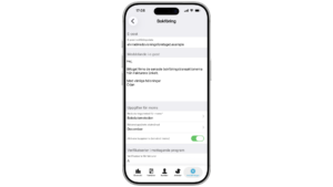 Fakturering för iPhone